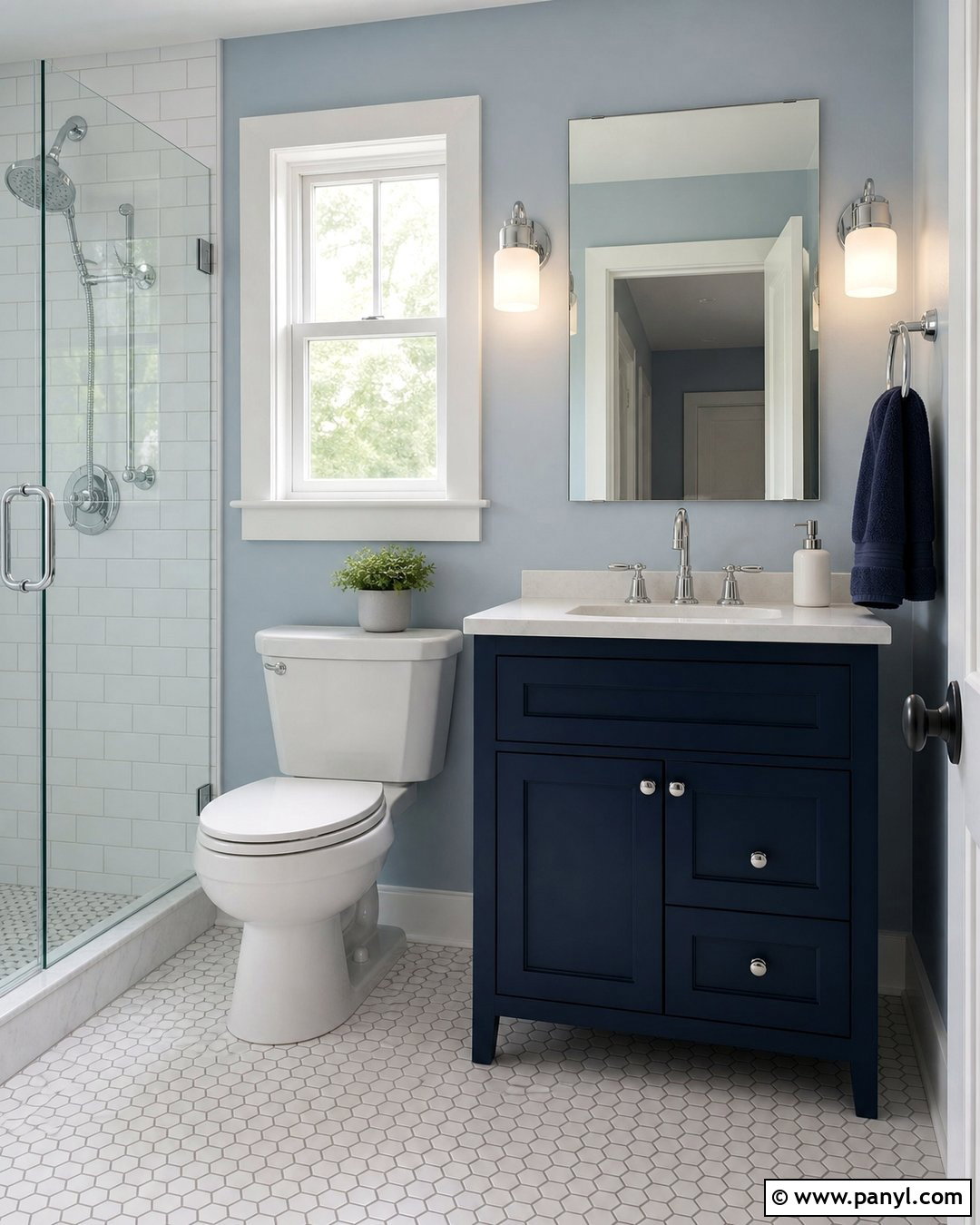 Pale Gray Small Bathroom Walls - 25 Small Bathroom Wall Color Ideas