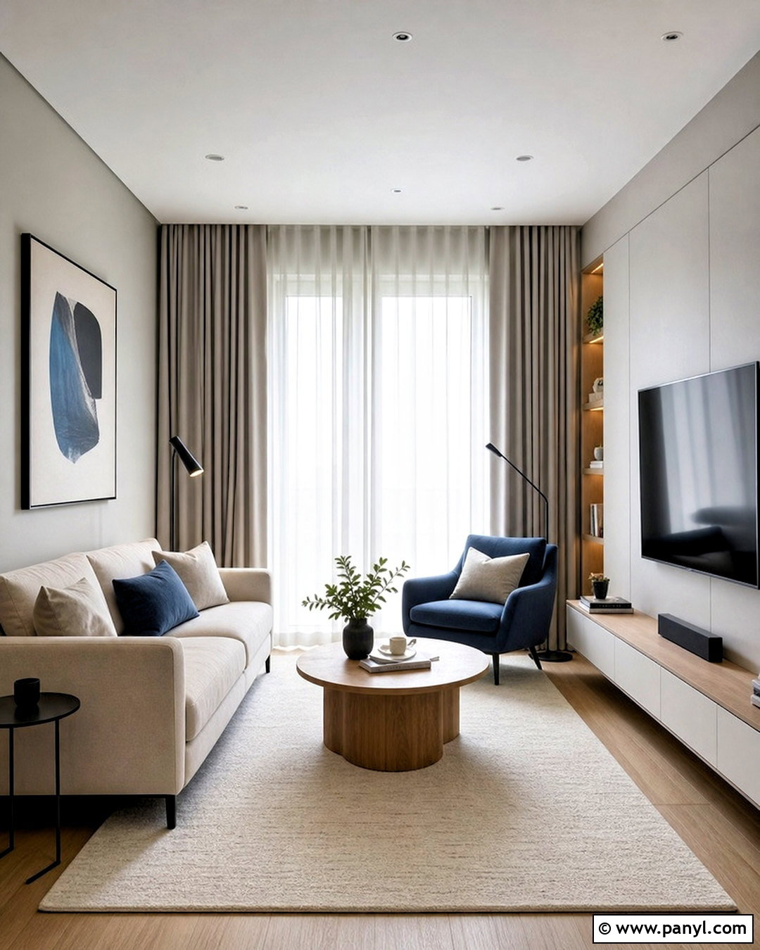 Pale Gray Small Living Room - 20 gray color palette living room ideas