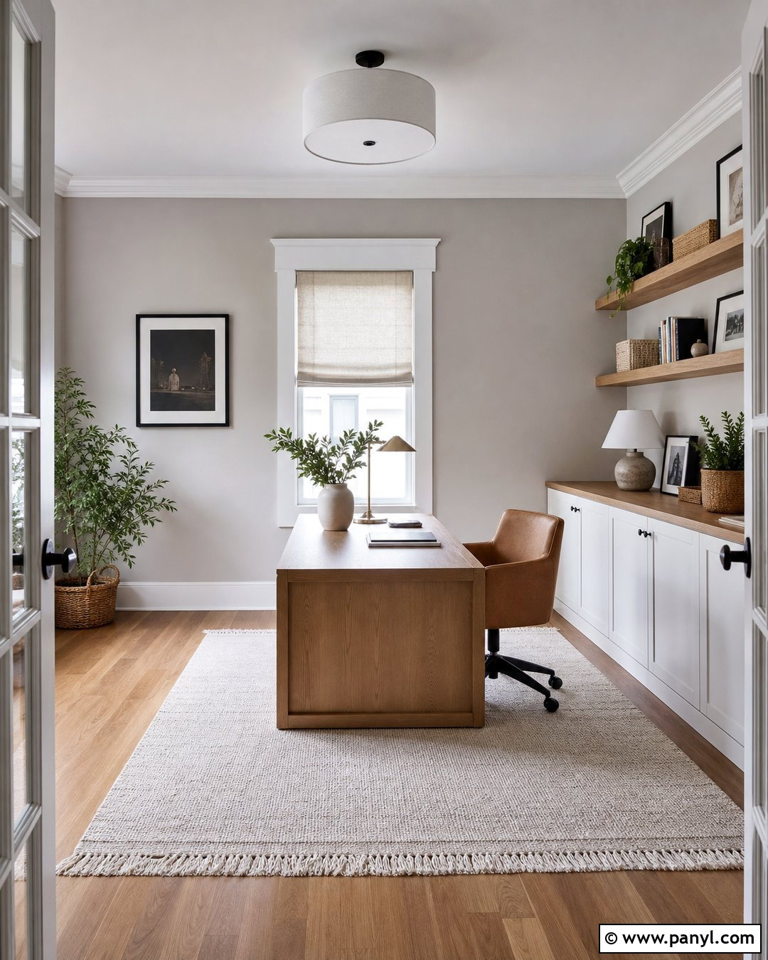 Pale Gray Study Room - 20 Best Wall Color For Study Room Ideas