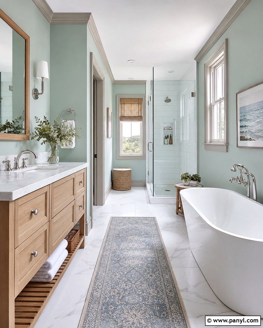 Pale Gray Trim With Green Walls - 20 Trim Colors For Green Walls