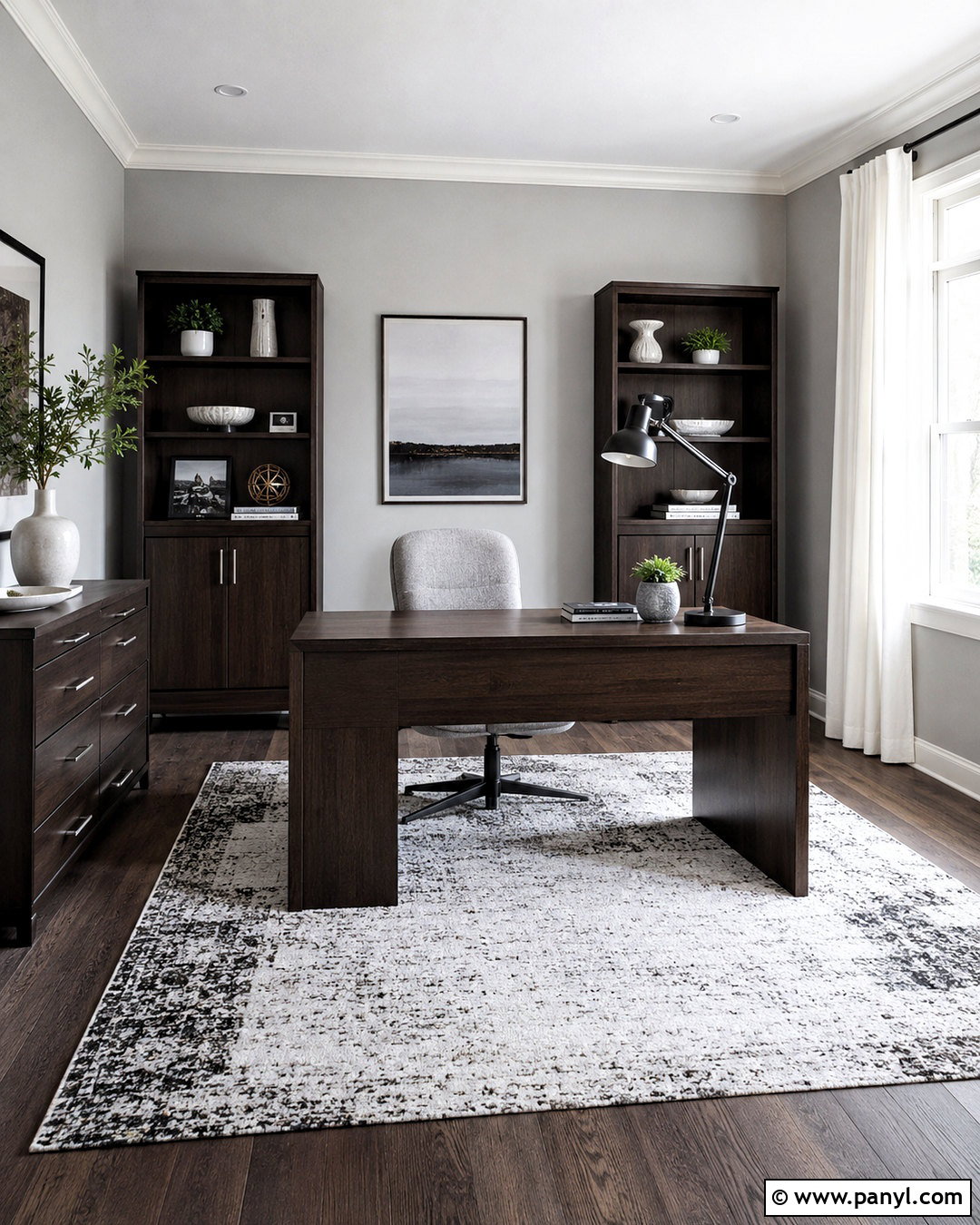 Pale Gray Walls With Dark Wood - 20 Wall Colors To Match Dark Wood Ideas