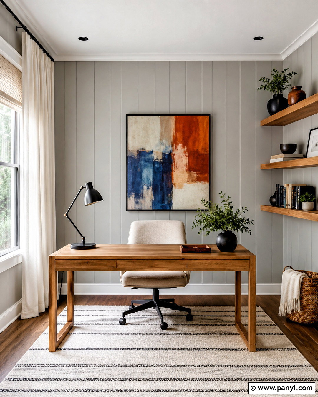 Pale Gray Wood Paneling - 20 Wood Paneling Color Ideas