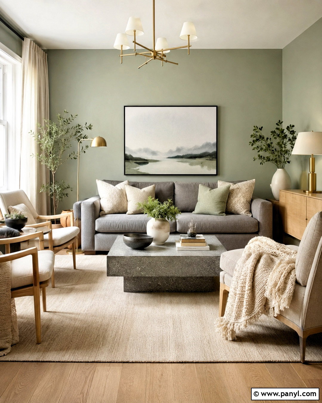 Pale Green And Gray Living Room - 20 pale green living room ideas