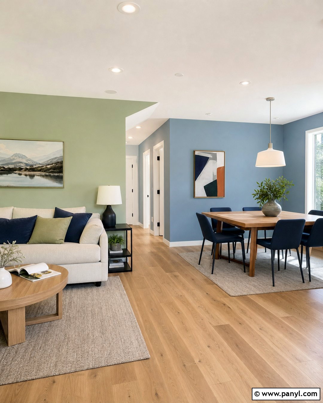 Pale Green And Soft Blue Wall Color Combination - 25 Color Combination For Wall Ideas