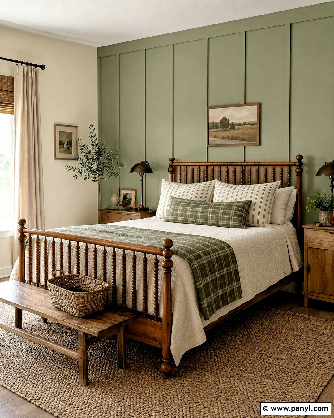 Pale Green Farmhouse Bedroom - 20 pale green bedroom ideas