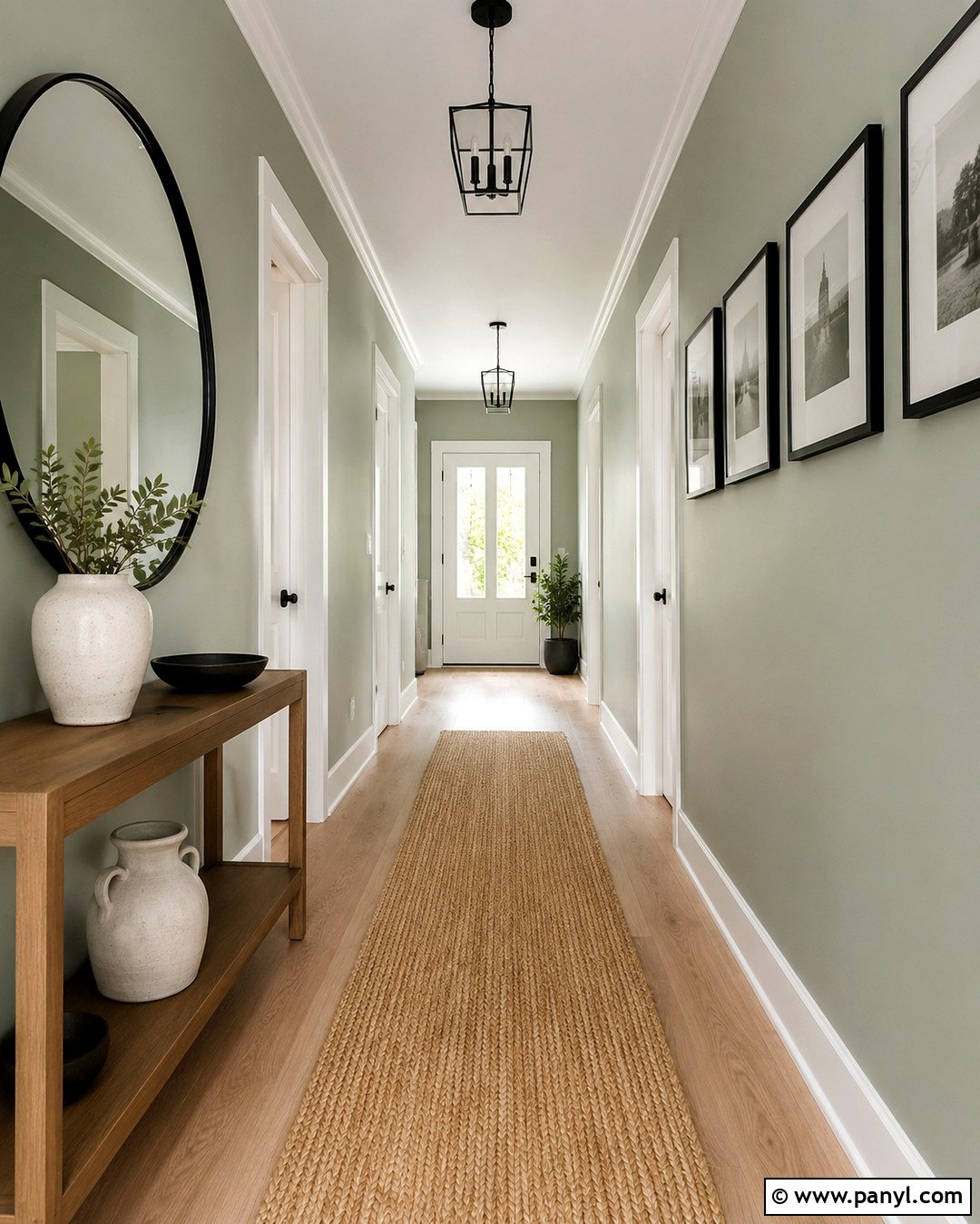Pale Green Hallway Walls - 20 Green Walls In House Ideas