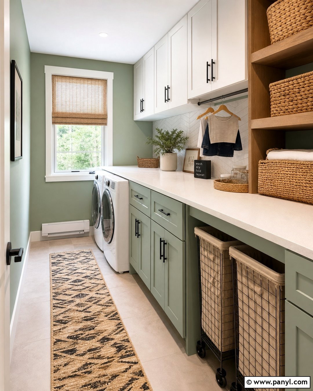 Pale Green Laundry Room - 30 pale green walls
