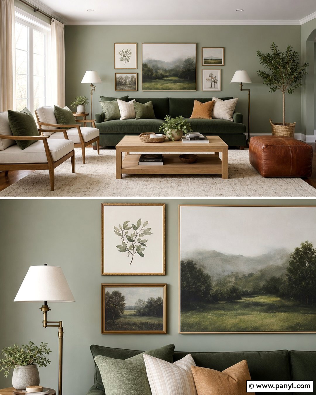25 Pale Green Living Room Walls for a Calm, Airy Refresh