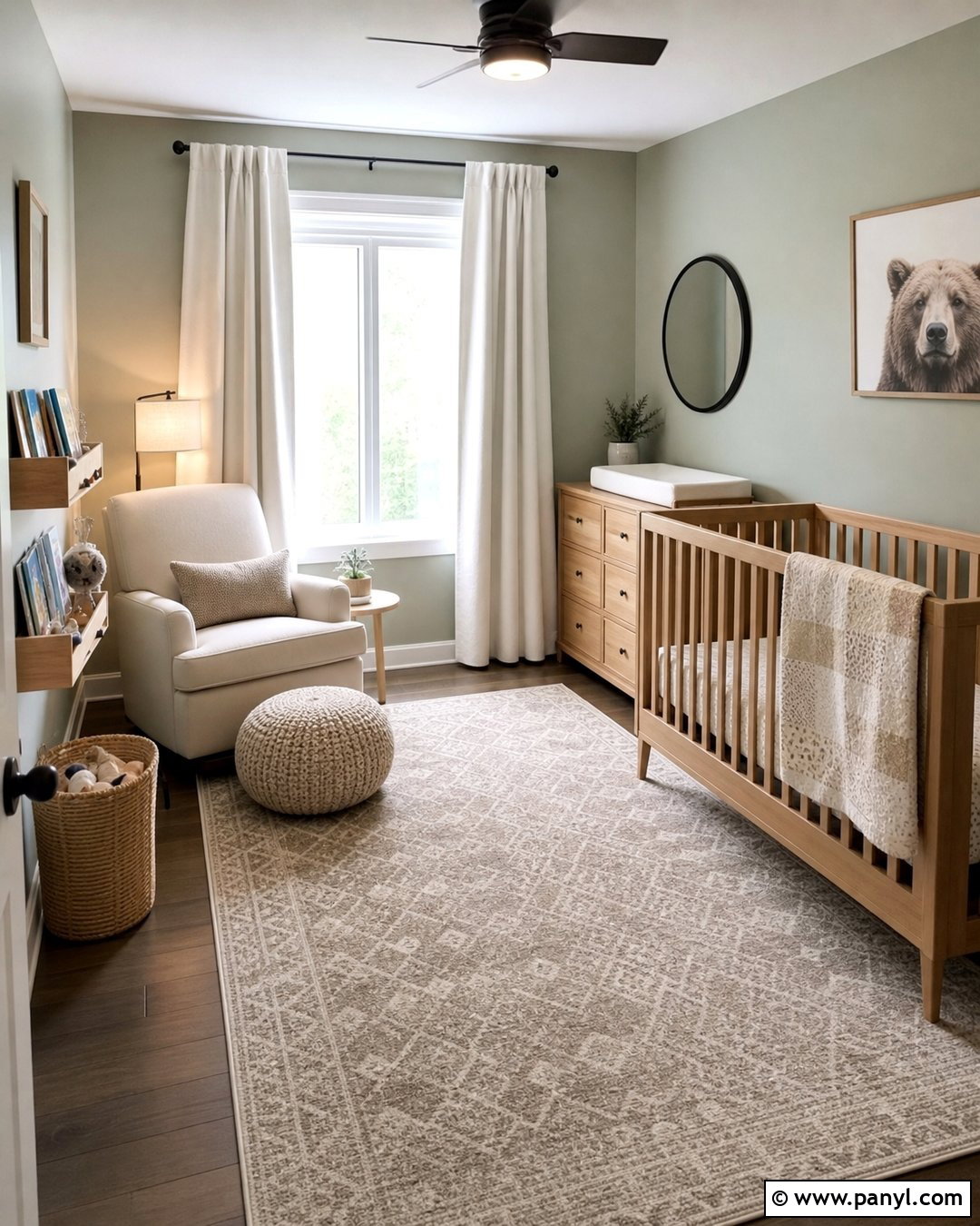 Pale Green Nursery Walls - 30 Room Green Walls