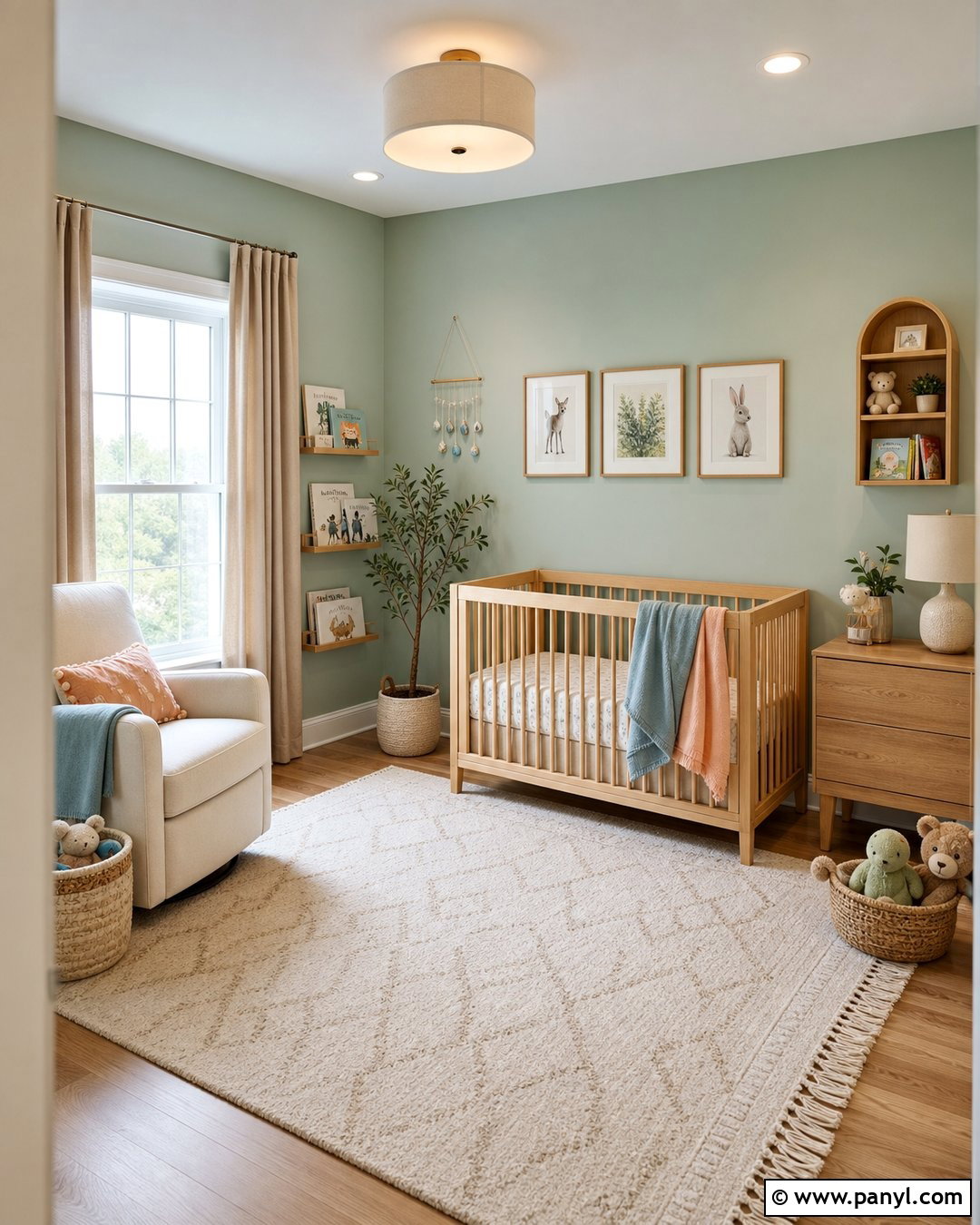 Pale Green Nursery Walls - 50 green walls