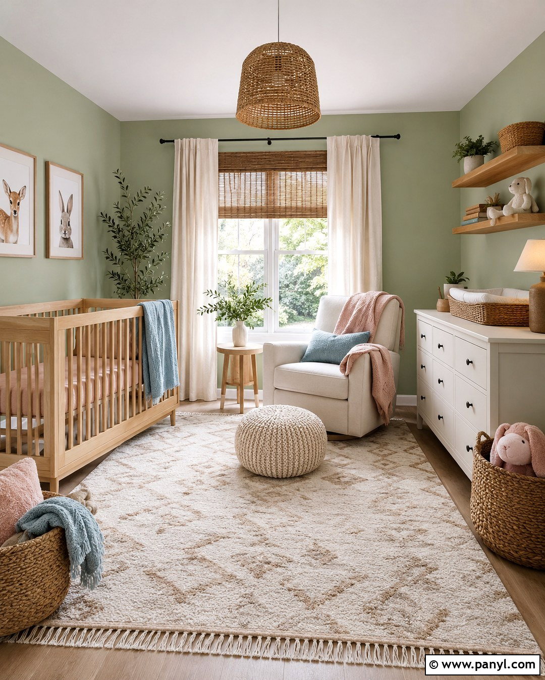 Pale Green Nursery Walls - 20 Pale Green Painted Walls