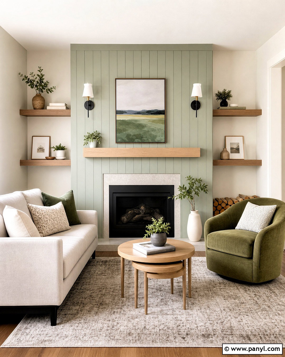 20 Green Shiplap Fireplace Ideas for Cozy, Stylish Spaces