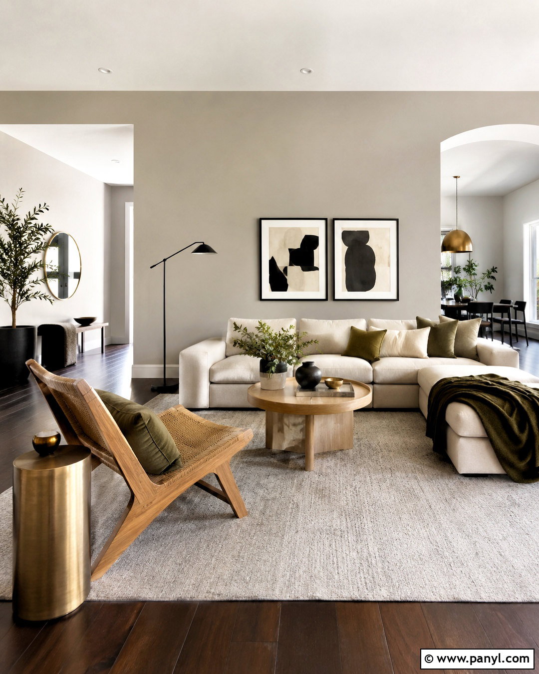 Pale Greige Walls With Dark Wood Floors - 35 wall colors for dark wood floors