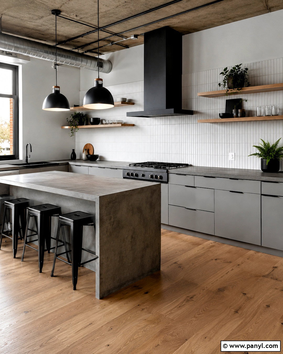 Pale Grey Kitchen With Green Backsplash - 20 pale grey kitchen ideas