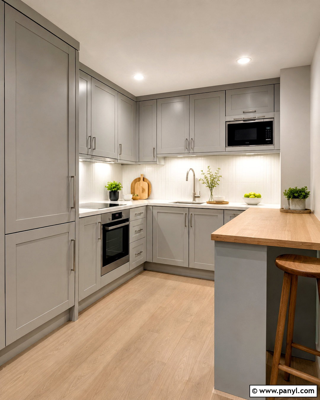 Pale Grey Traditional Kitchen - 20 pale grey kitchen ideas
