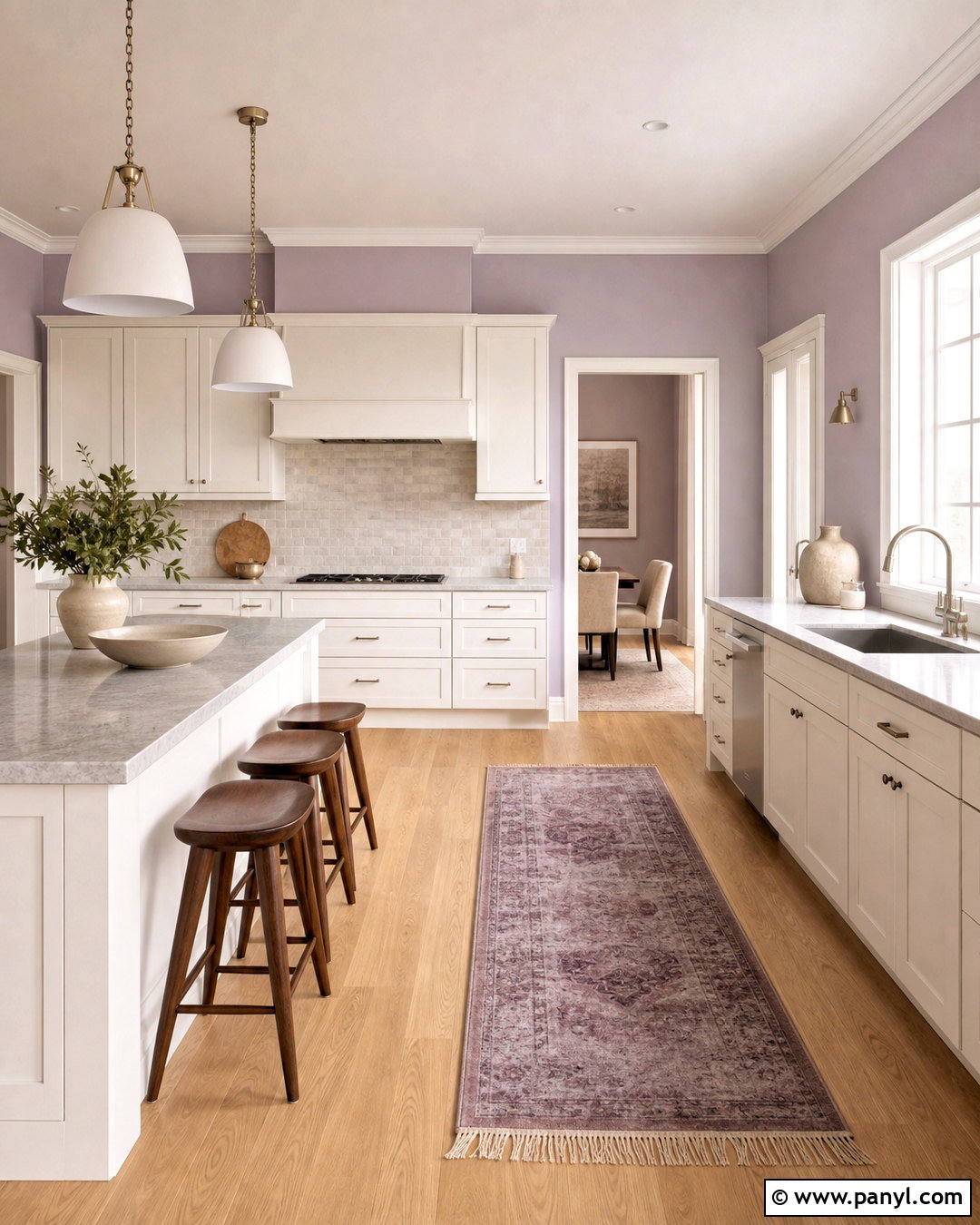 Pale Lavender Kitchen Walls - 20 kitchen paint ideas walls colour schemes