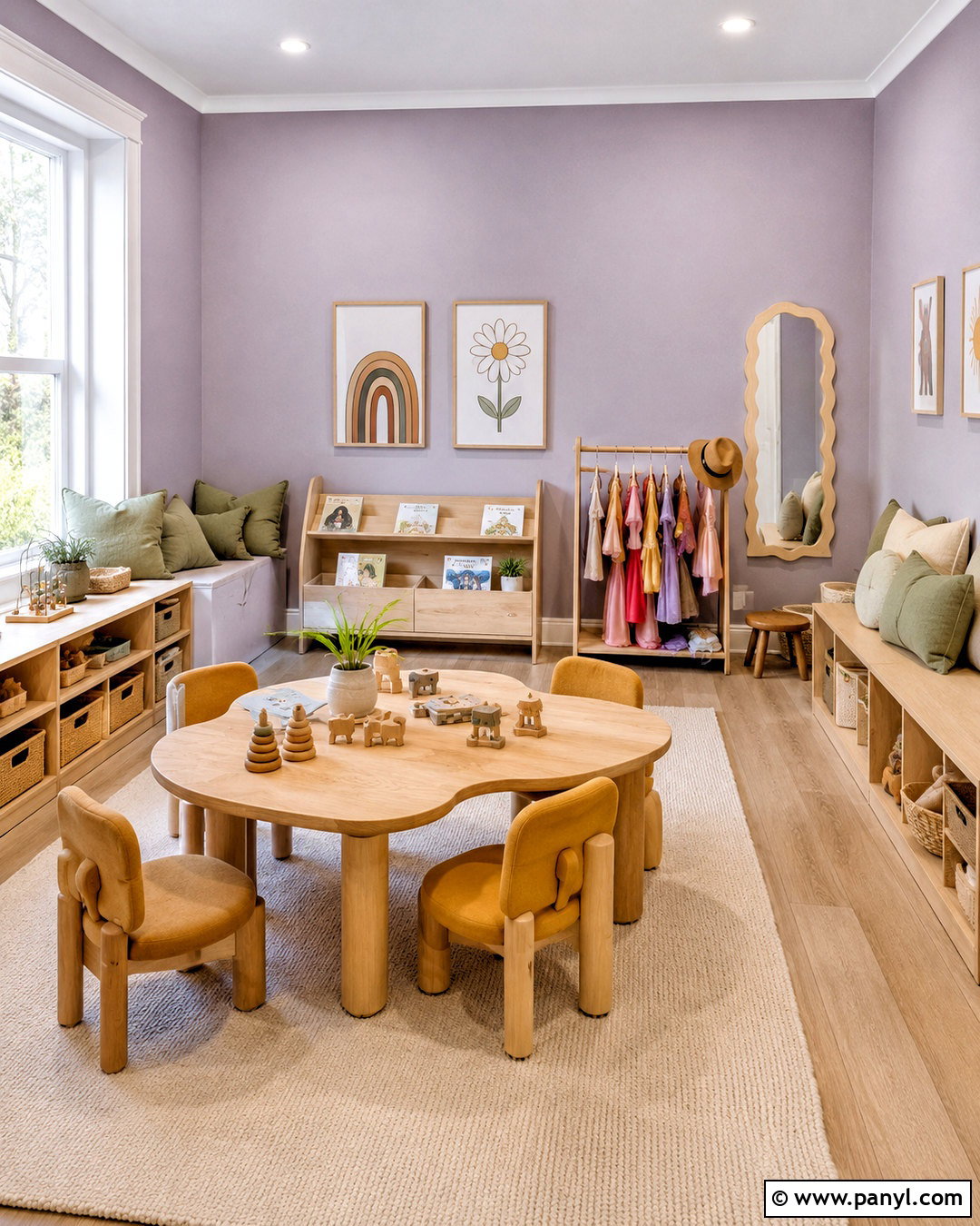 Pale Lavender Playroom Paint - 20 playroom paint colors
