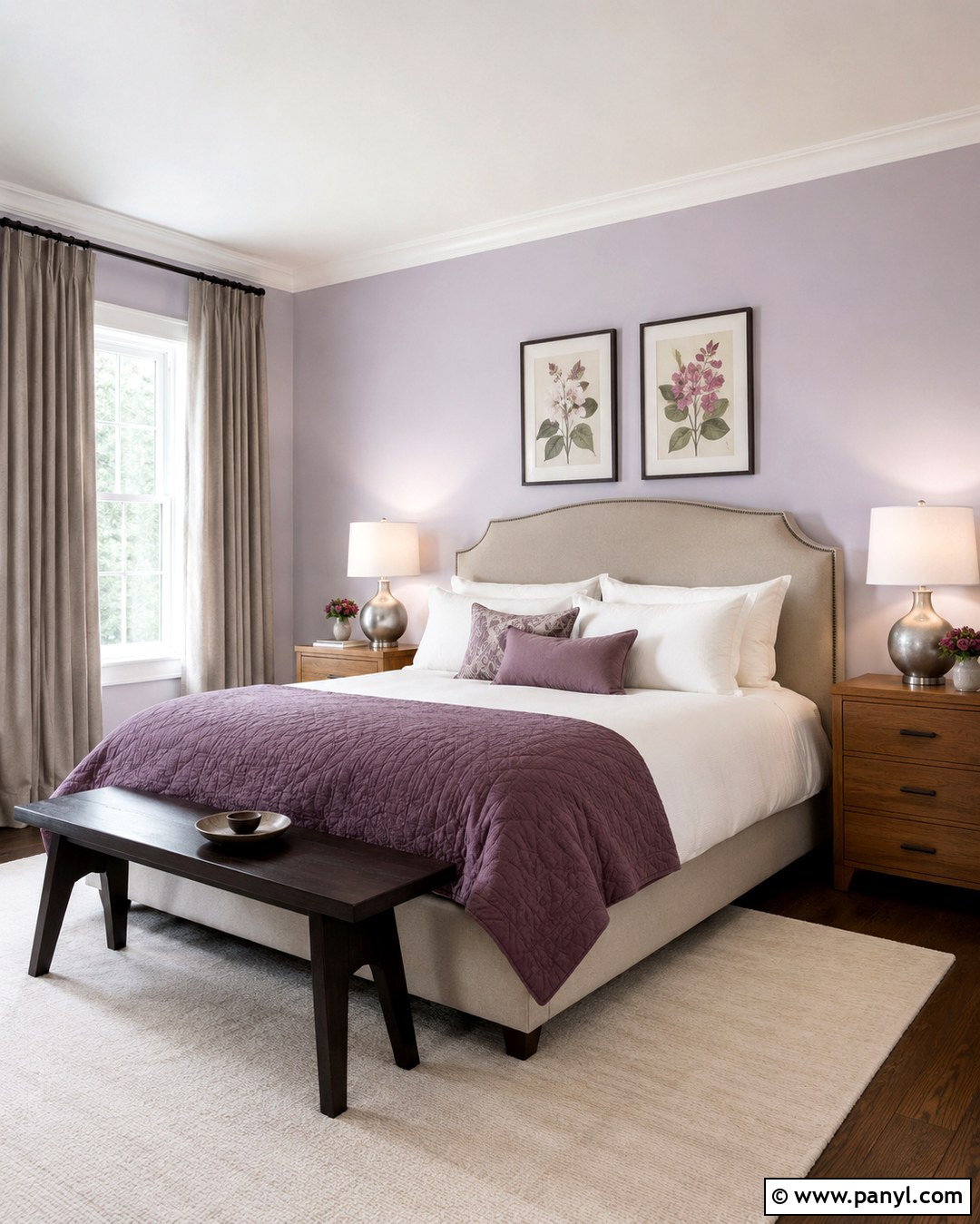 Pale Lavender Wall Paint Color - 20 Cool Wall Paint Colors