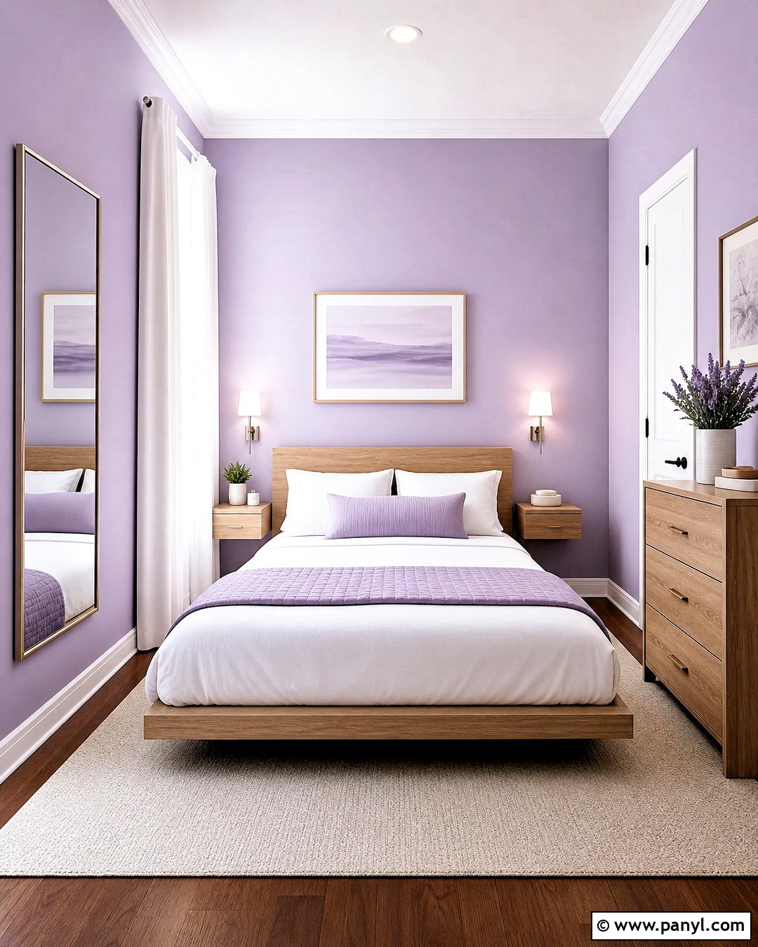 Pale Lavender Walls For Small Bedroom - 20 lavender bedroom walls