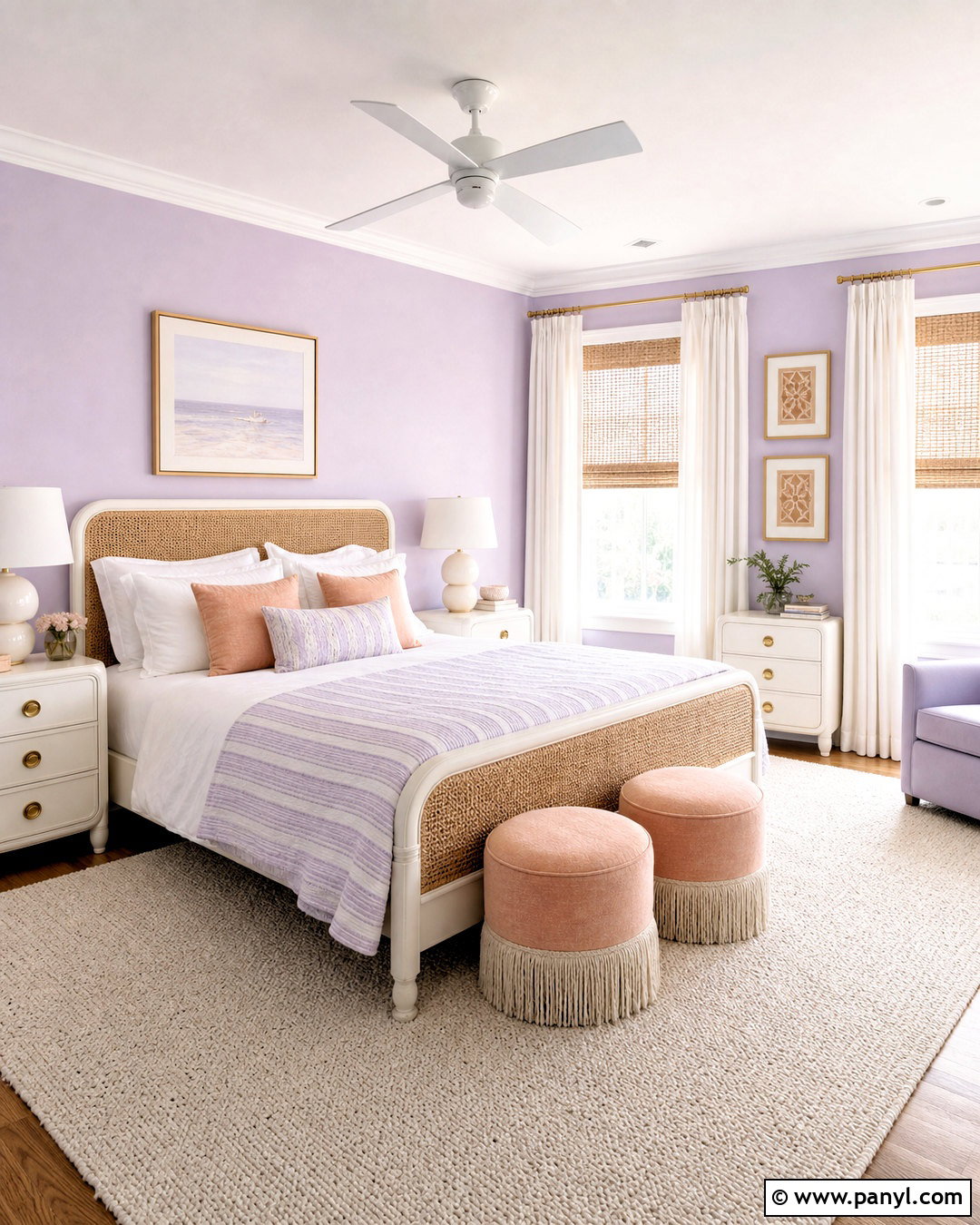 Pale Lilac Purple Bedroom - 20 purple paint colors bedroom ideas