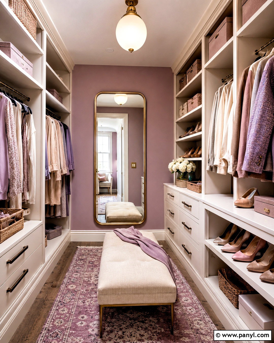Pale Mauve Dressing Room - 20 pastel room colors