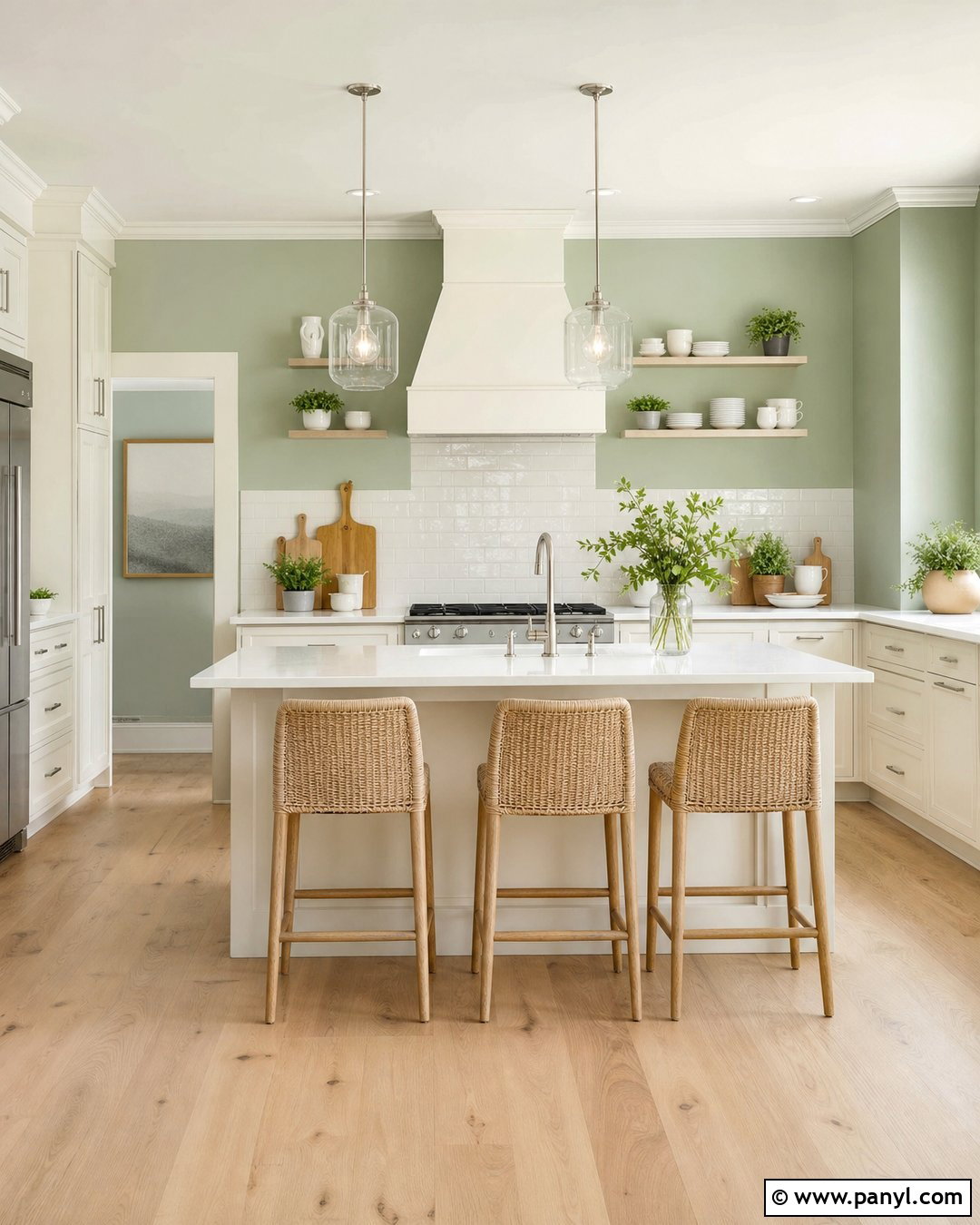 Pale Mint Green Kitchen Walls - 30 green wall colors