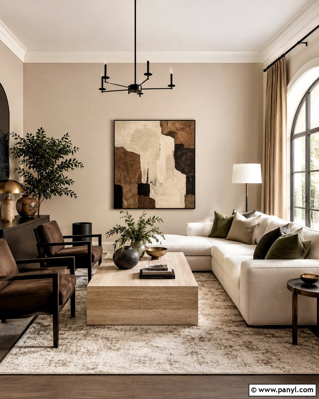 Pale Mushroom Living Room Walls - 20 light wall colors for living room ideas