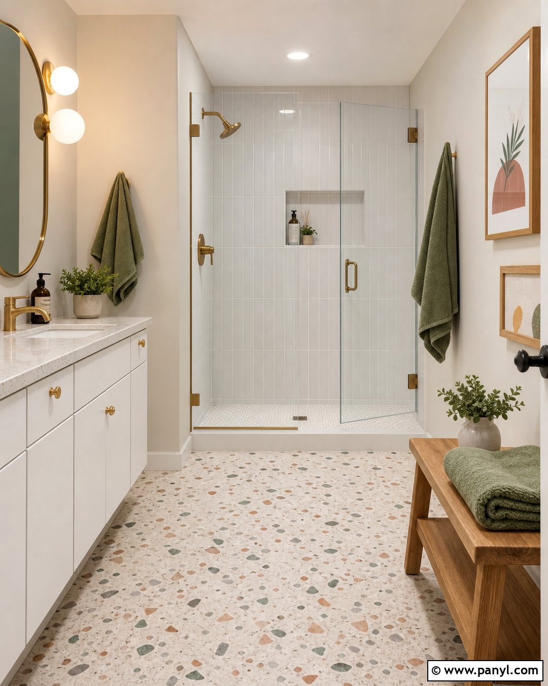 25 Benjamin Moore Pale Oak Bathroom Ideas: Calm Spa Looks