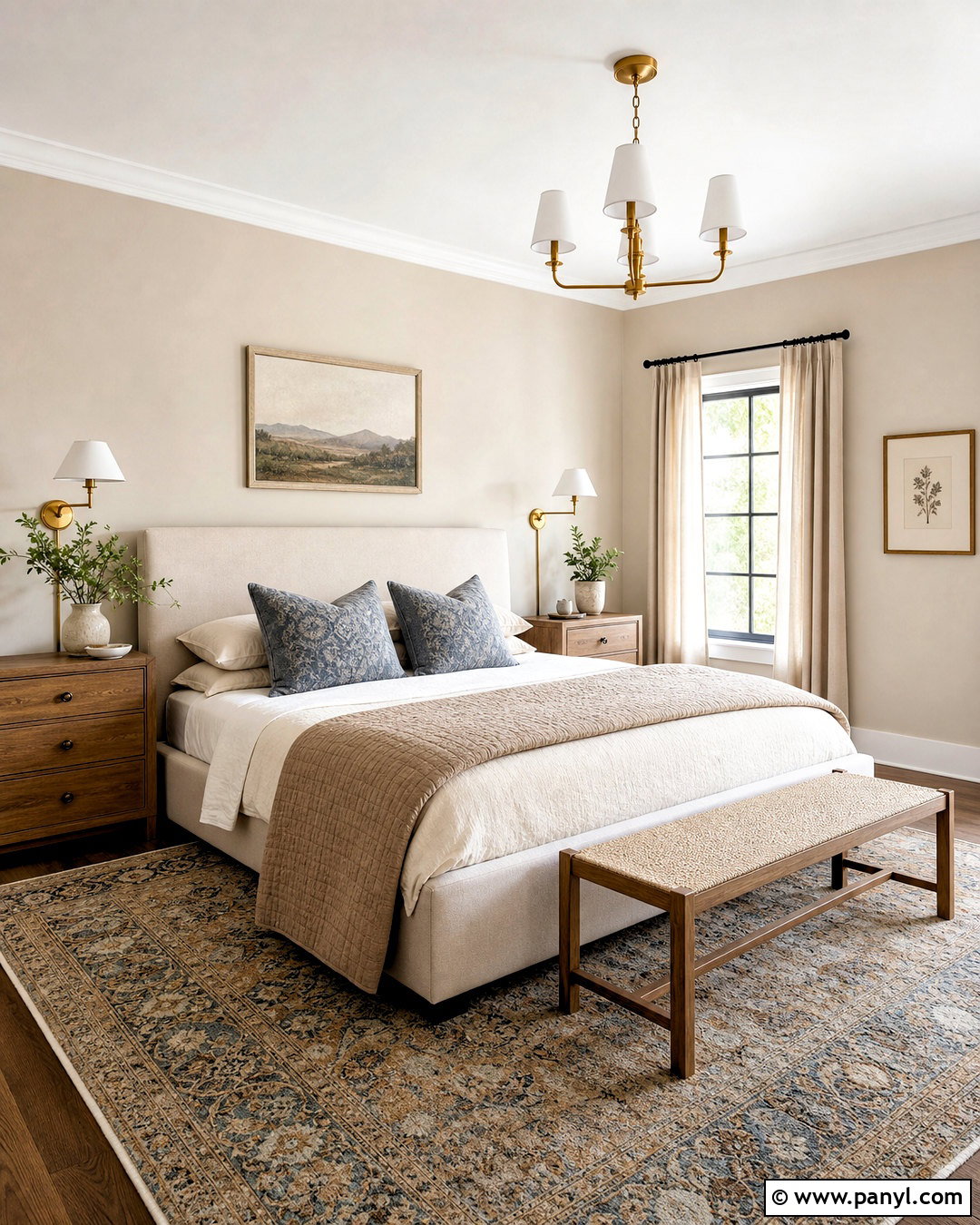 Pale Oak Bedroom With White Dove Ceiling - 20 pale oak and white dove ideas