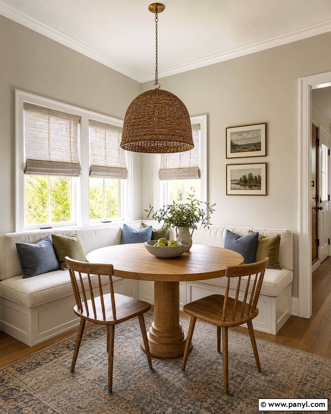 Pale Oak Breakfast Nook - 30 Pale Oak Walls