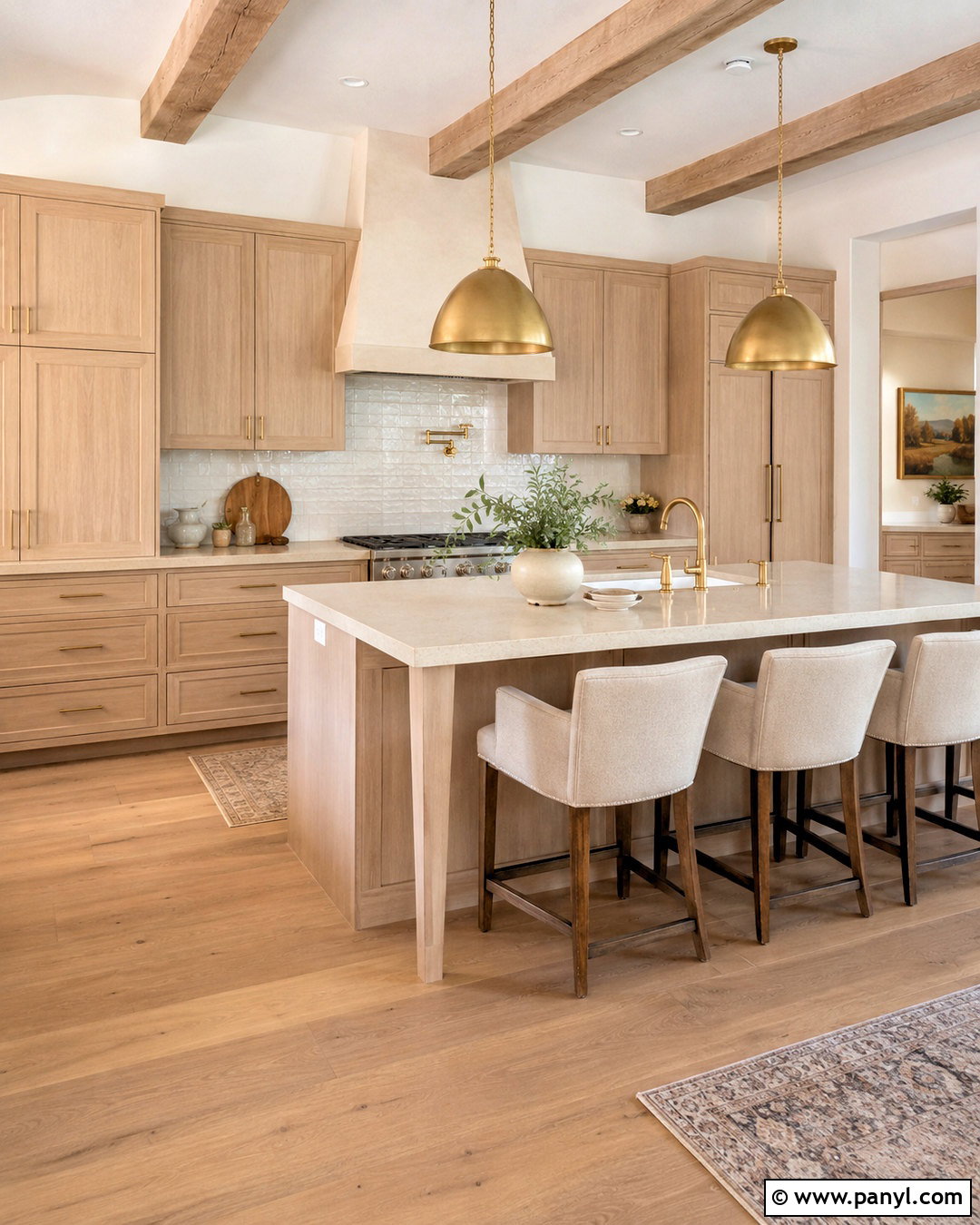 Pale Oak Cabinets With Brass Hardware - 20 pale oak kitchen cabinets