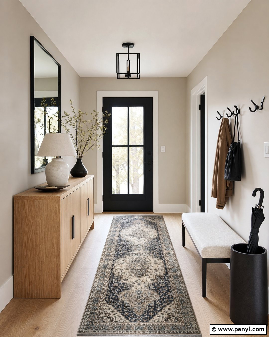 Pale Oak Entryway - 30 Pale Oak Walls