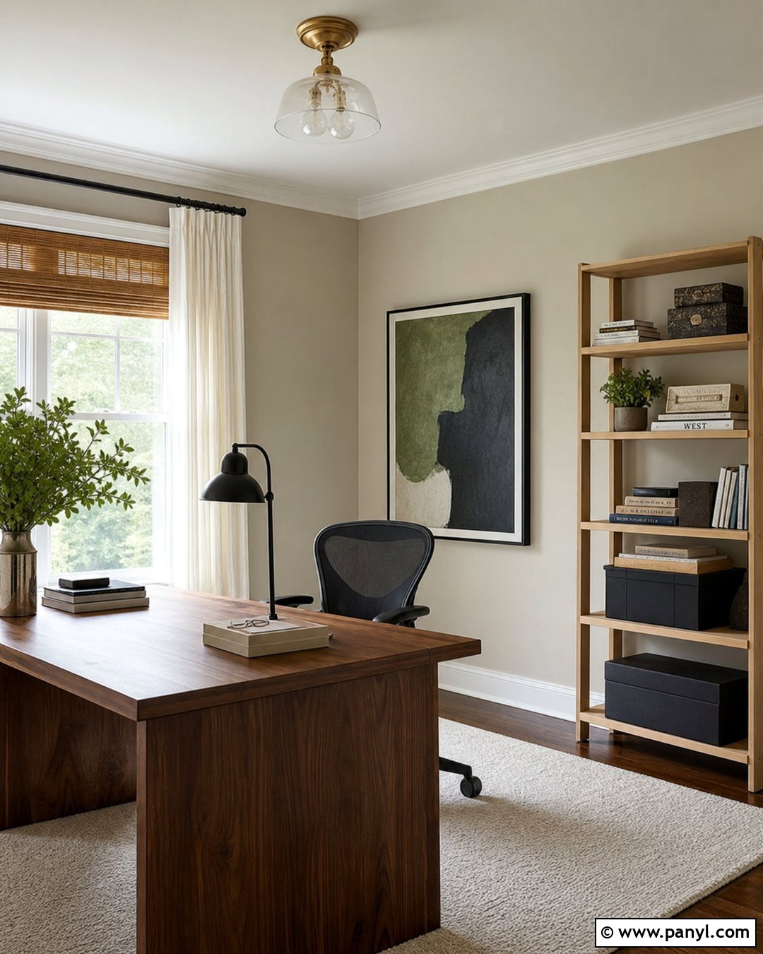 Pale Oak Home Office - 30 Pale Oak Walls