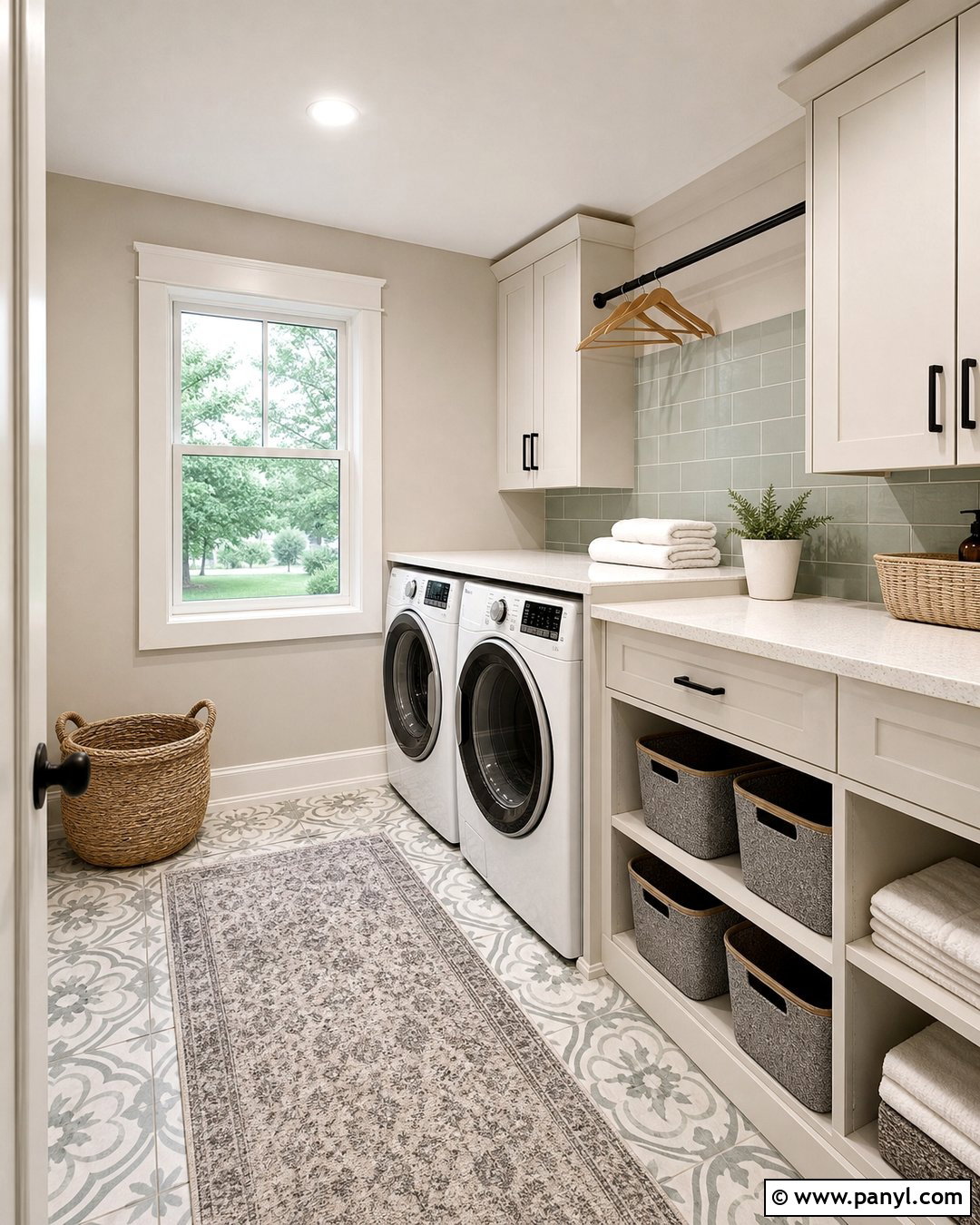 Pale Oak Laundry Room - 30 Pale Oak Walls