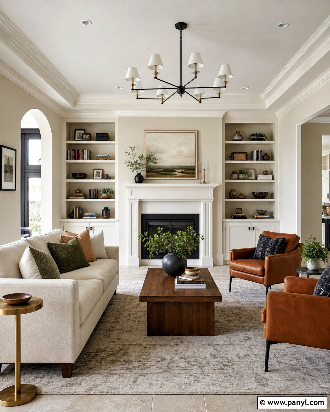 Pale Oak Living Room With White Dove Fireplace - 20 pale oak and white dove ideas