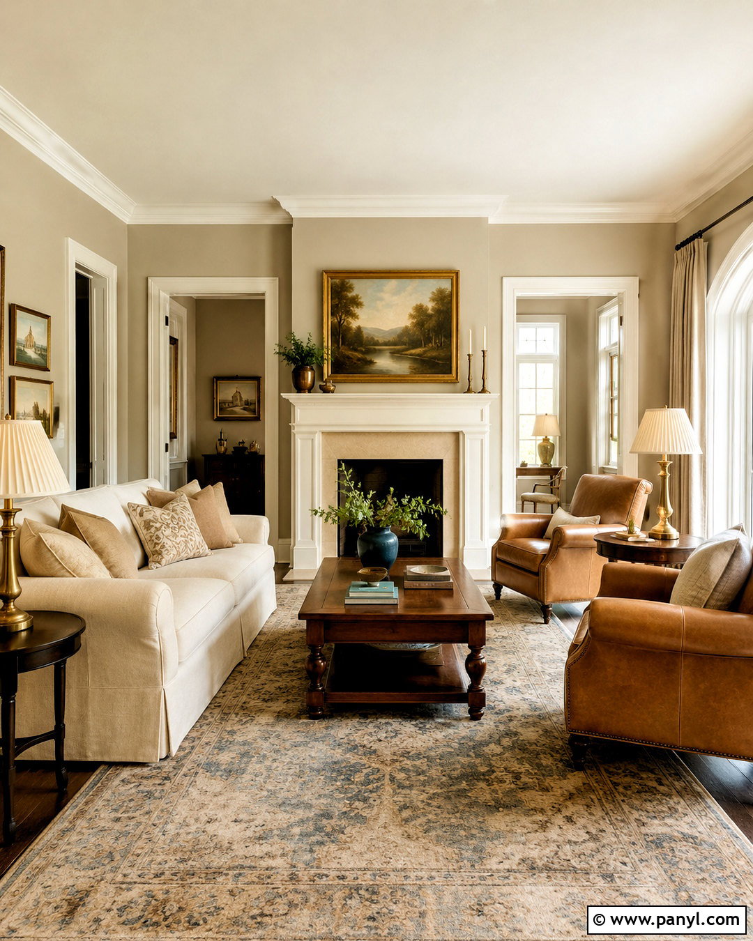 Pale Oak Living Room With White Dove Trim - 20 pale oak benjamin moore living room ideas