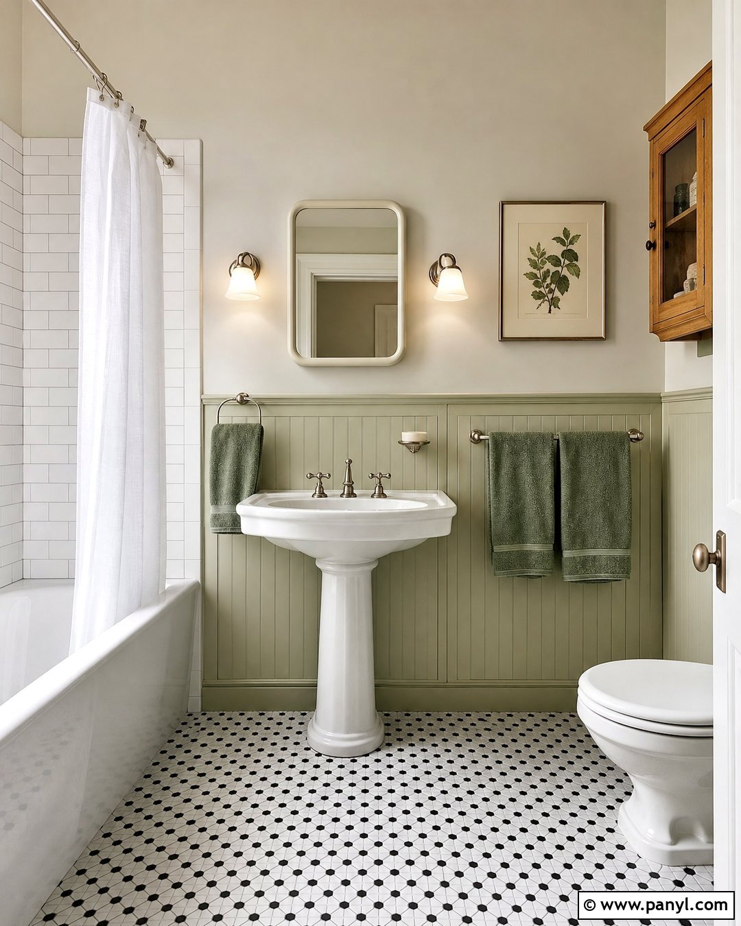 Pale Oak Vintage Bathroom - 25 Benjamin Moore Pale Oak Bathroom Ideas