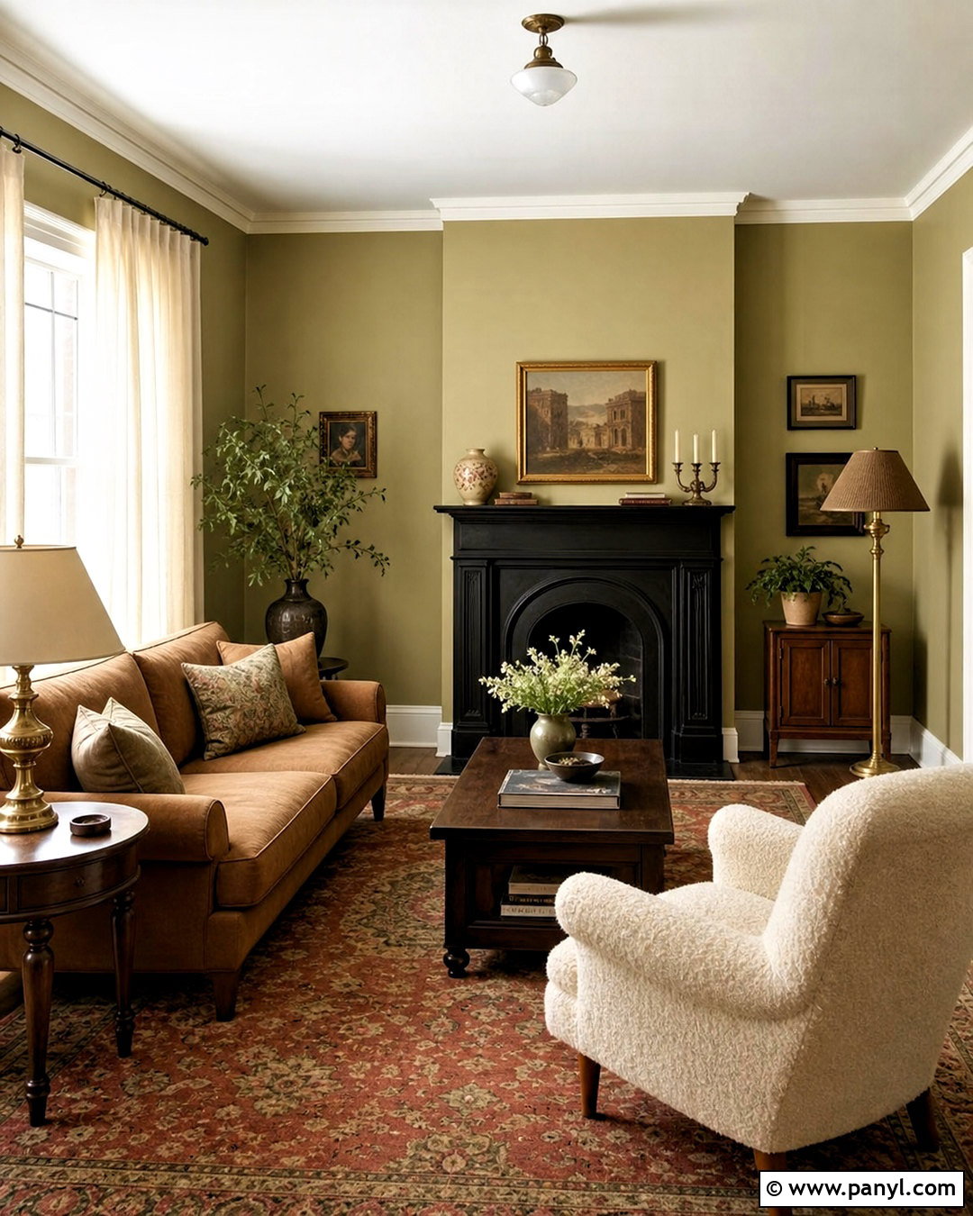 Pale Olive Living Room Paint - 20 light paint colors for living room ideas