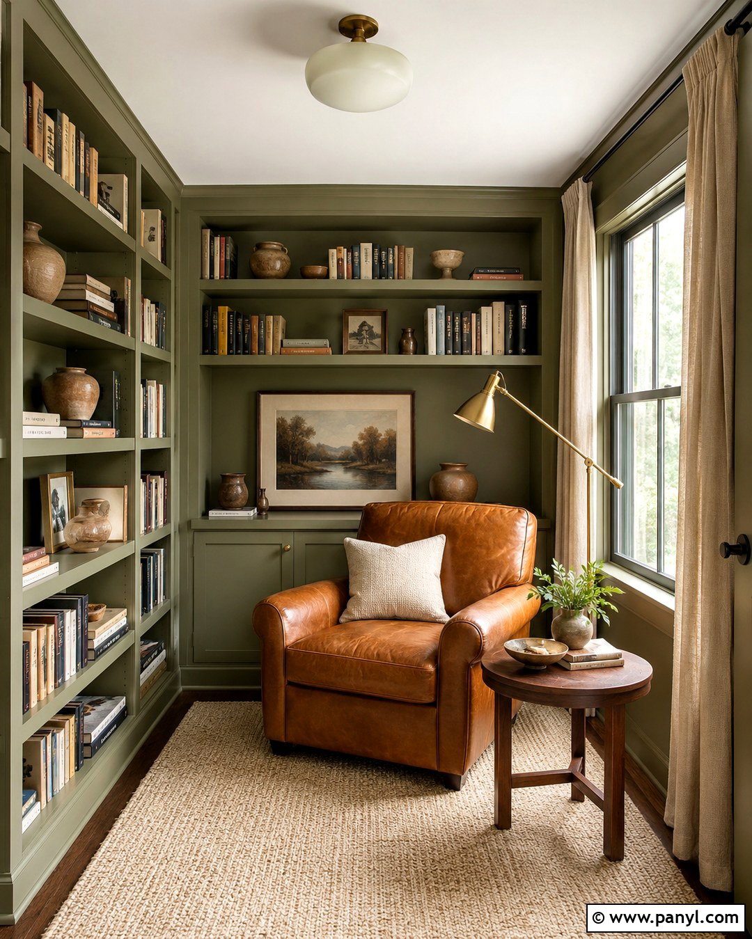 Pale Olive Wall Color - 20 Small Home Wall Colors