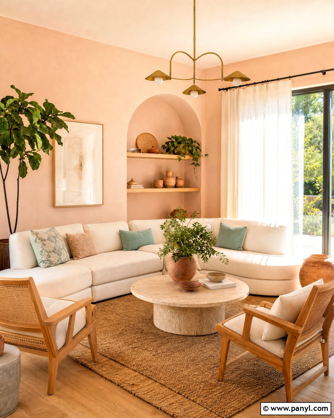 Pale Peach Living Room Paint - 20 light paint colors for living room ideas