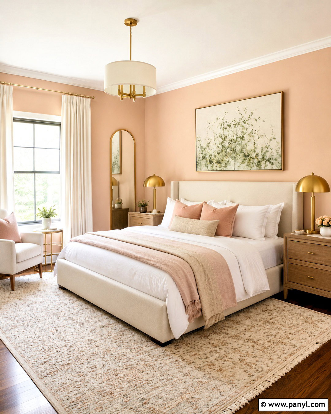 Pale Peach Wall Color - 20 Wall Color To Make Room Brighter Ideas
