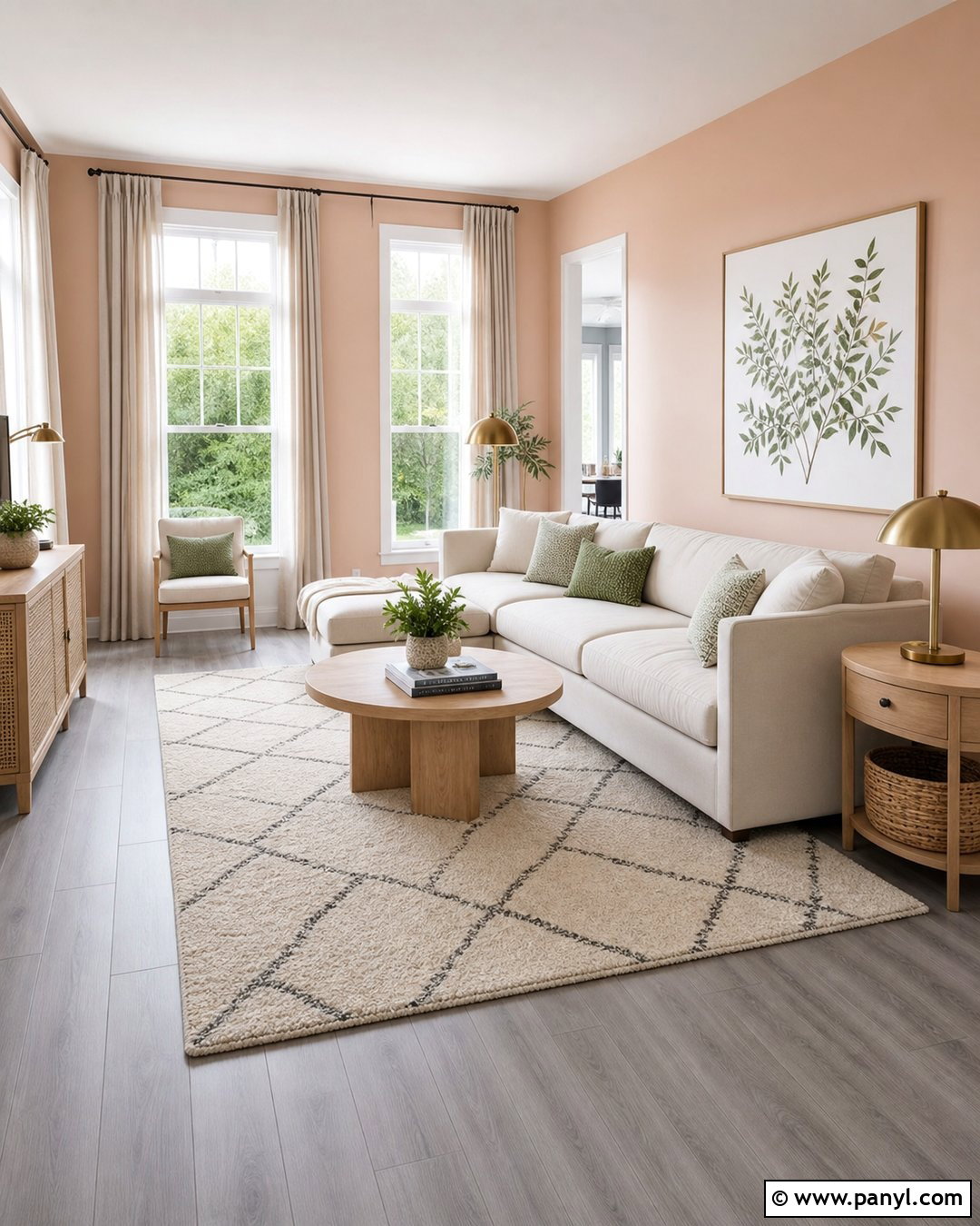 Pale Peach Wall Color With Gray Floors - 30 wall color with gray floors