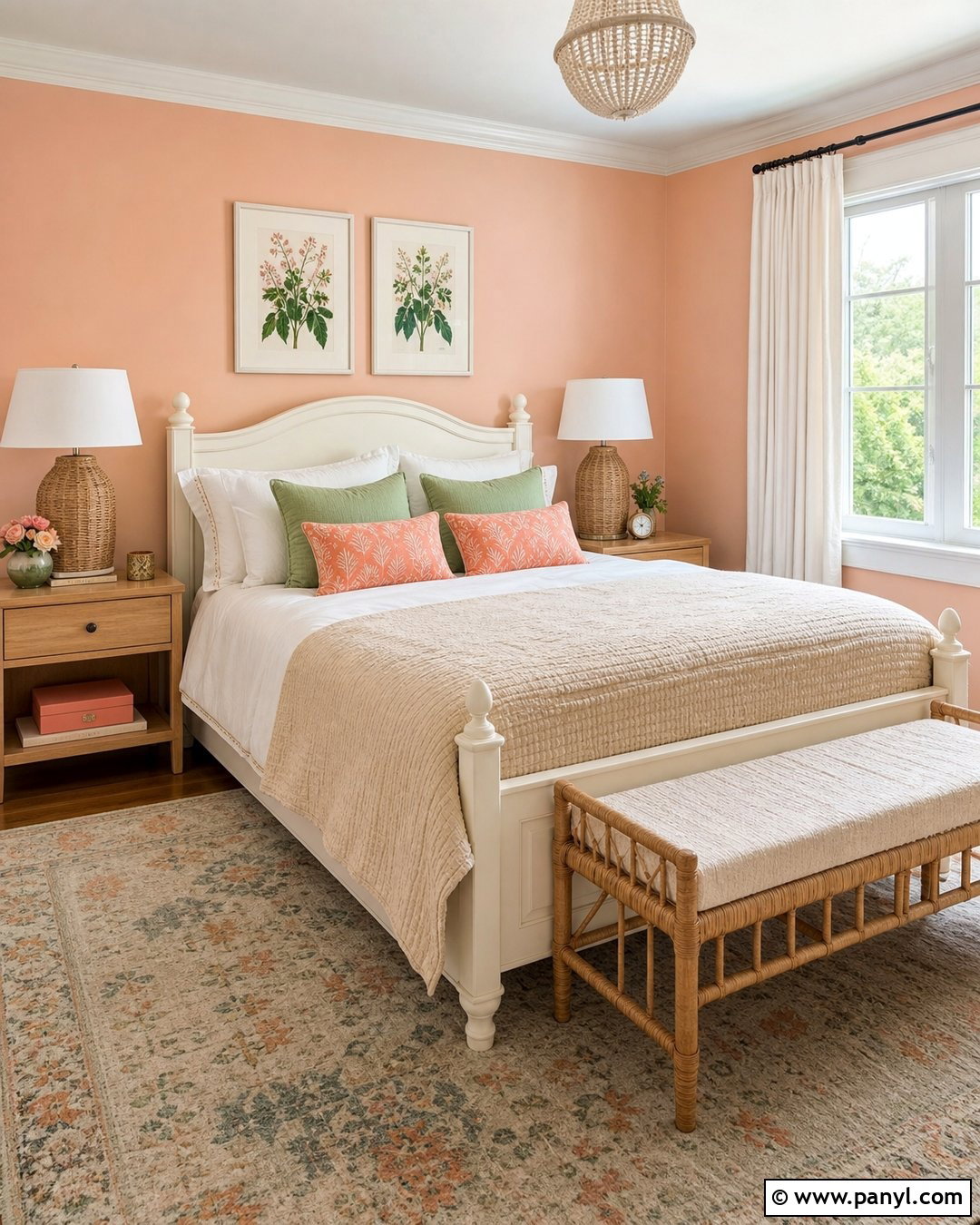 Pale Peach Walls - 35 light wall colors