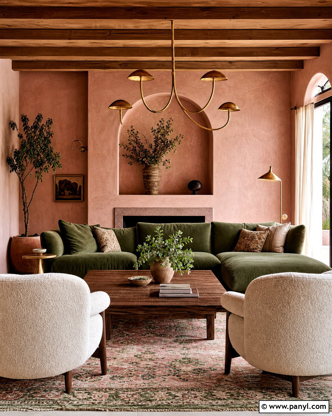 Pale Pink And Sage Green Living Room - 20 pale pink room ideas