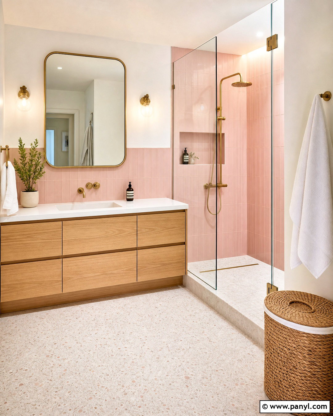 Pale Pink Bathroom - 20 pale pink room ideas