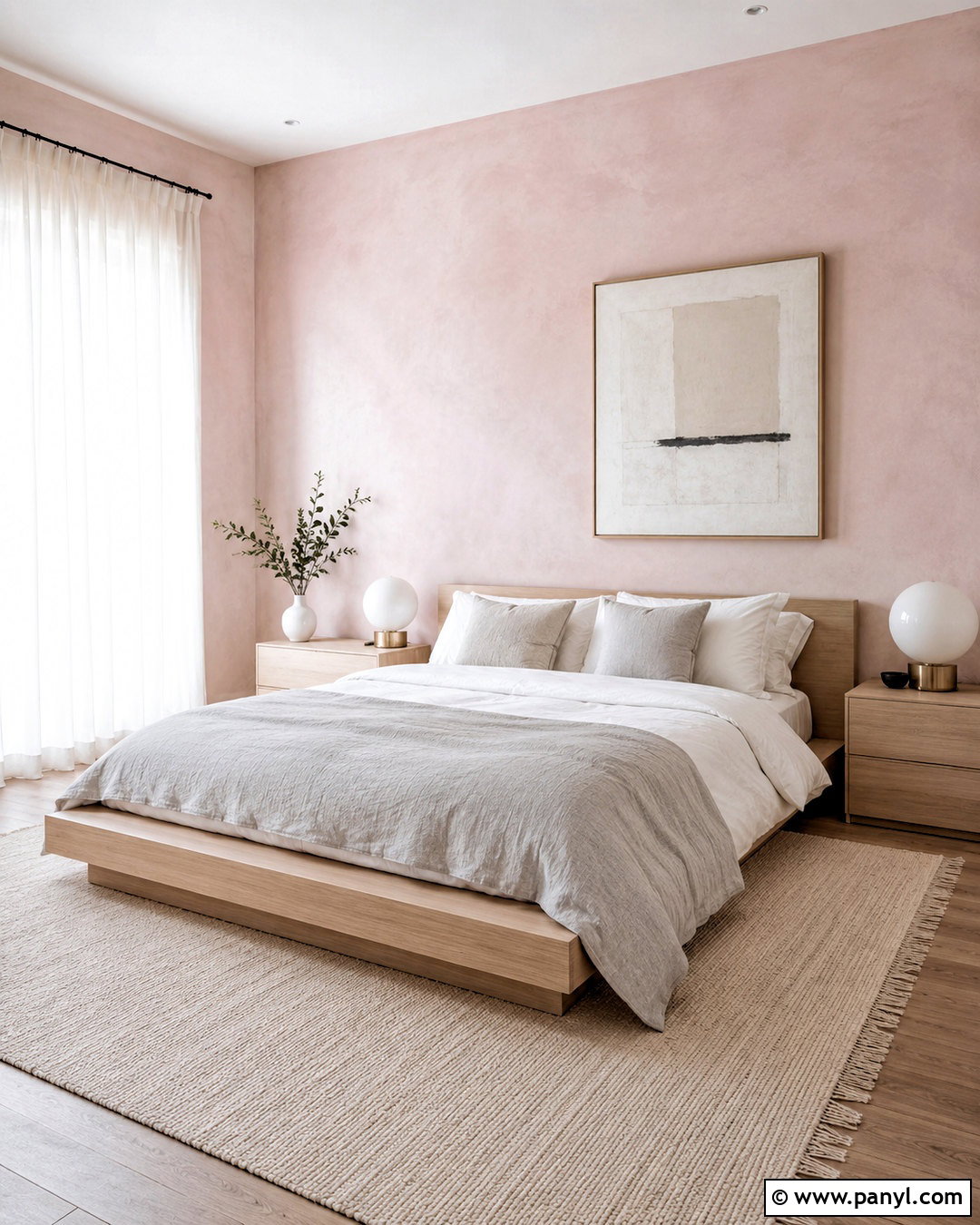 Pale Pink Limewash Bedroom - 20 pink limewash bedroom ideas