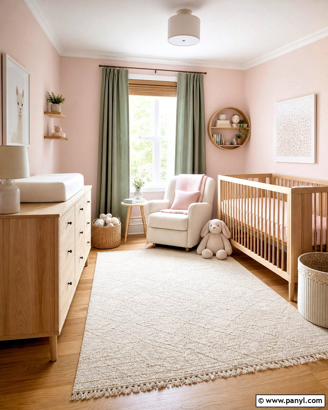 Pale Pink Nursery - 20 pink room colors