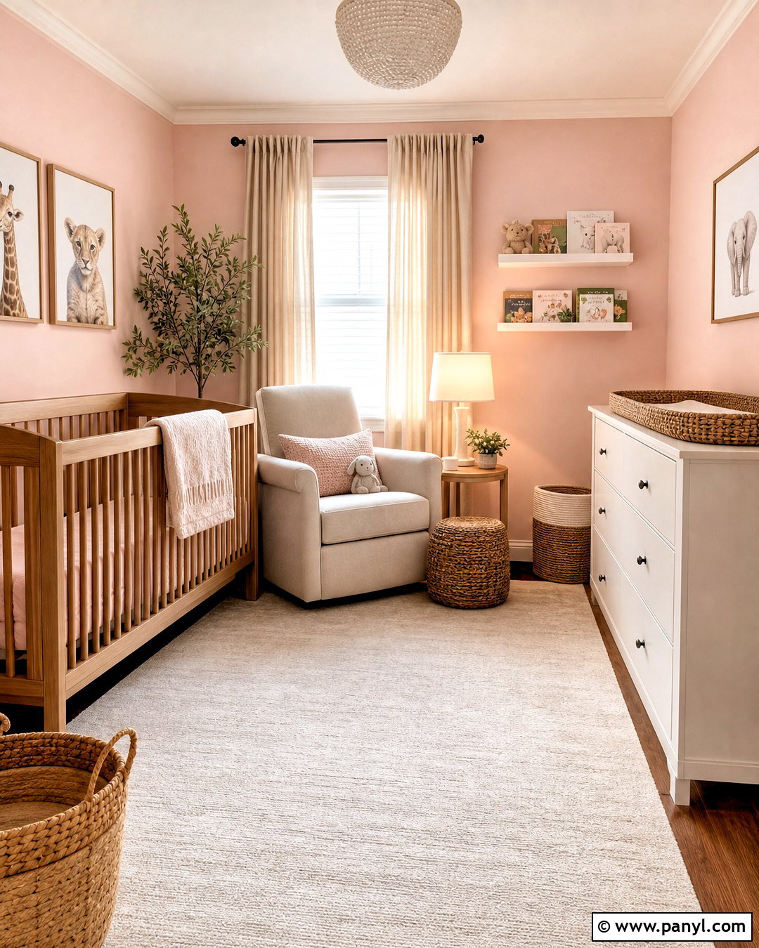 Pale Pink Nursery - 20 pale pink room ideas