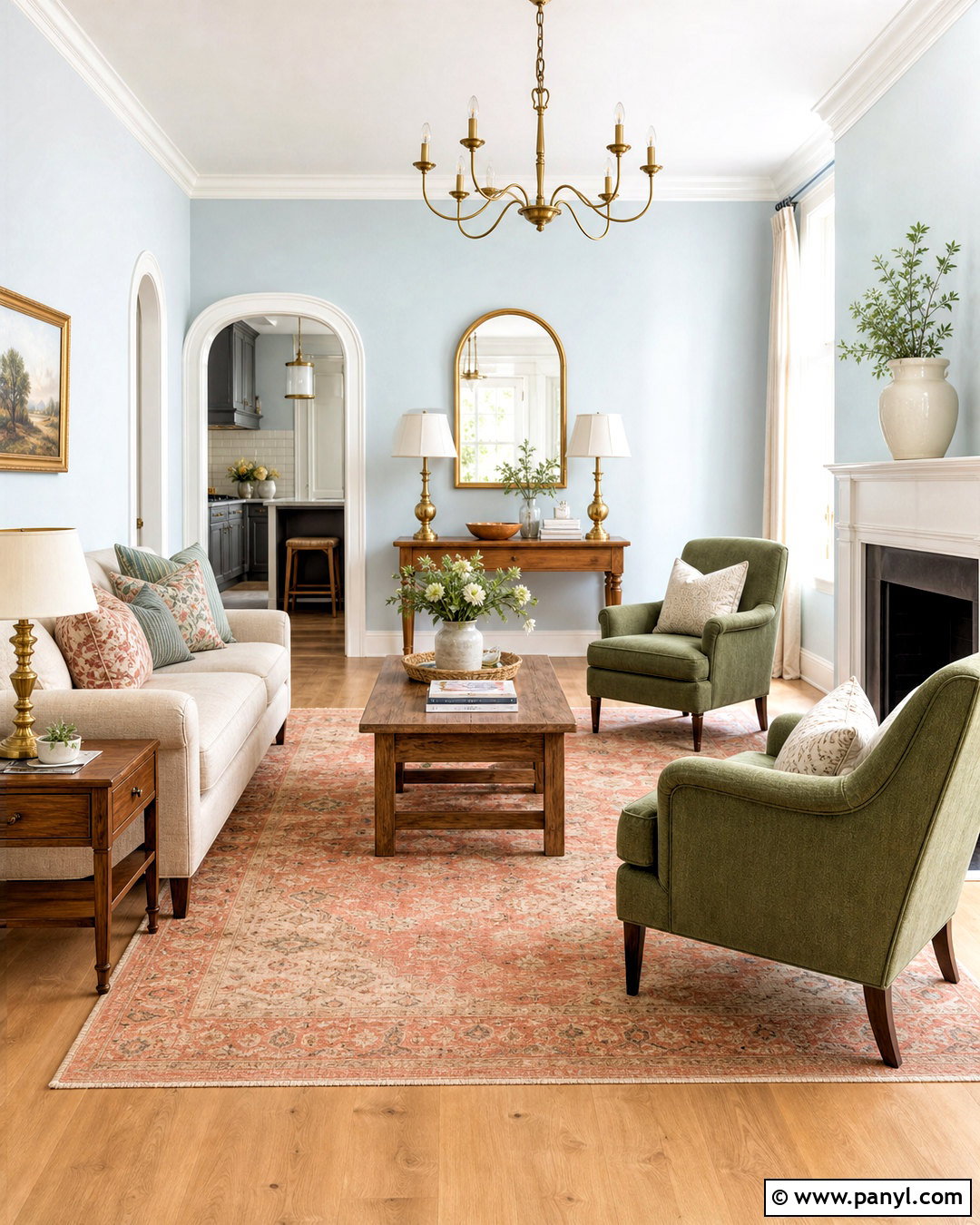 Pale Powder Blue Interior Paint Color - 20 interior paint colors for house ideas