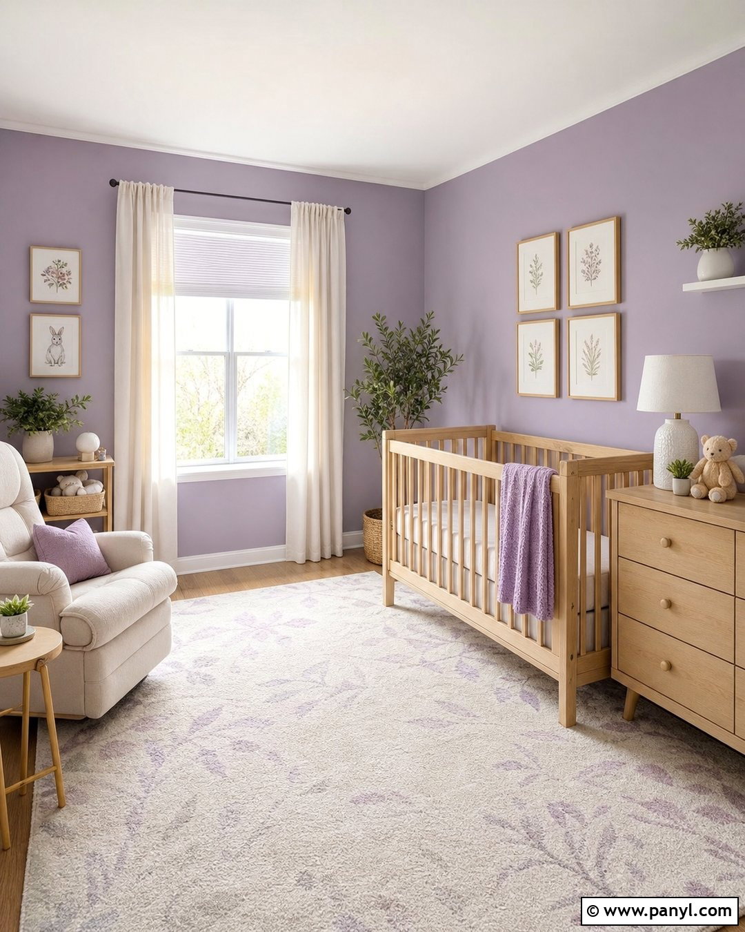 Pale Purple Nursery Walls - 35 Purple Wall Color Ideas